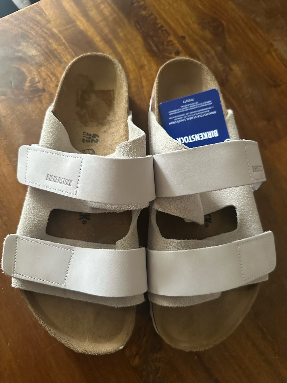 Women's Birkenstock Uji Nubuck Suede Sandal Size 42 NWT